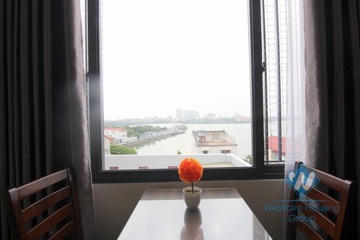 Apartment in 6th floor for rent in Tay Ho, Hanoi.